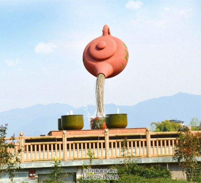 洮北公园天壶雕塑工厂,不锈钢材质,圆雕形式 洮北公园天壶雕塑工厂,不锈钢材质,圆雕形式